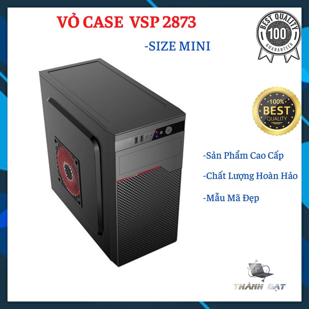 (Ảnh Thật) Vỏ Case Máy Tính Size Mini VSP 2873,Nhỏ Gọn chắc chắn