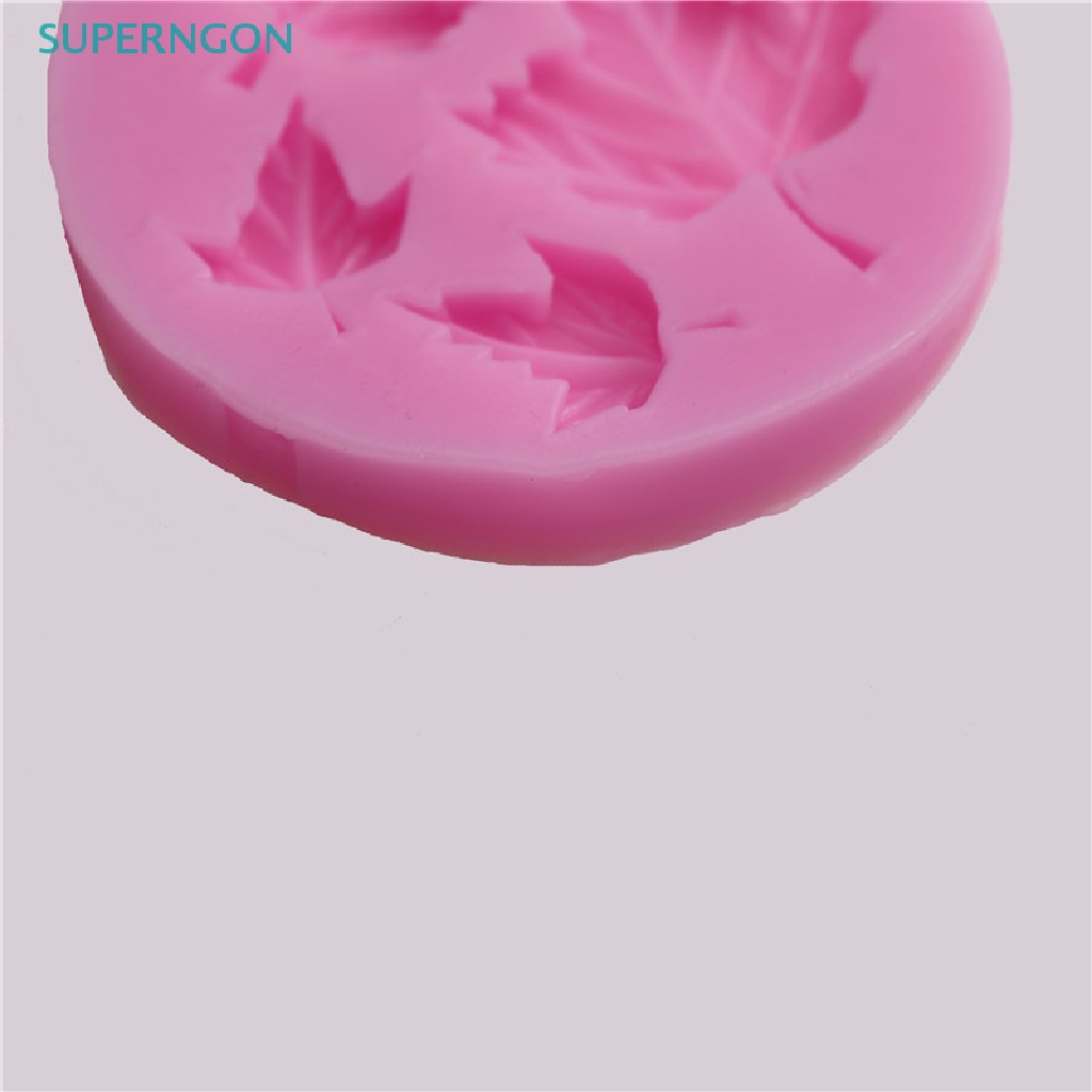 Khuôn Silicone Làm Bánh Hình Lá Phong Ba Chiều DIY