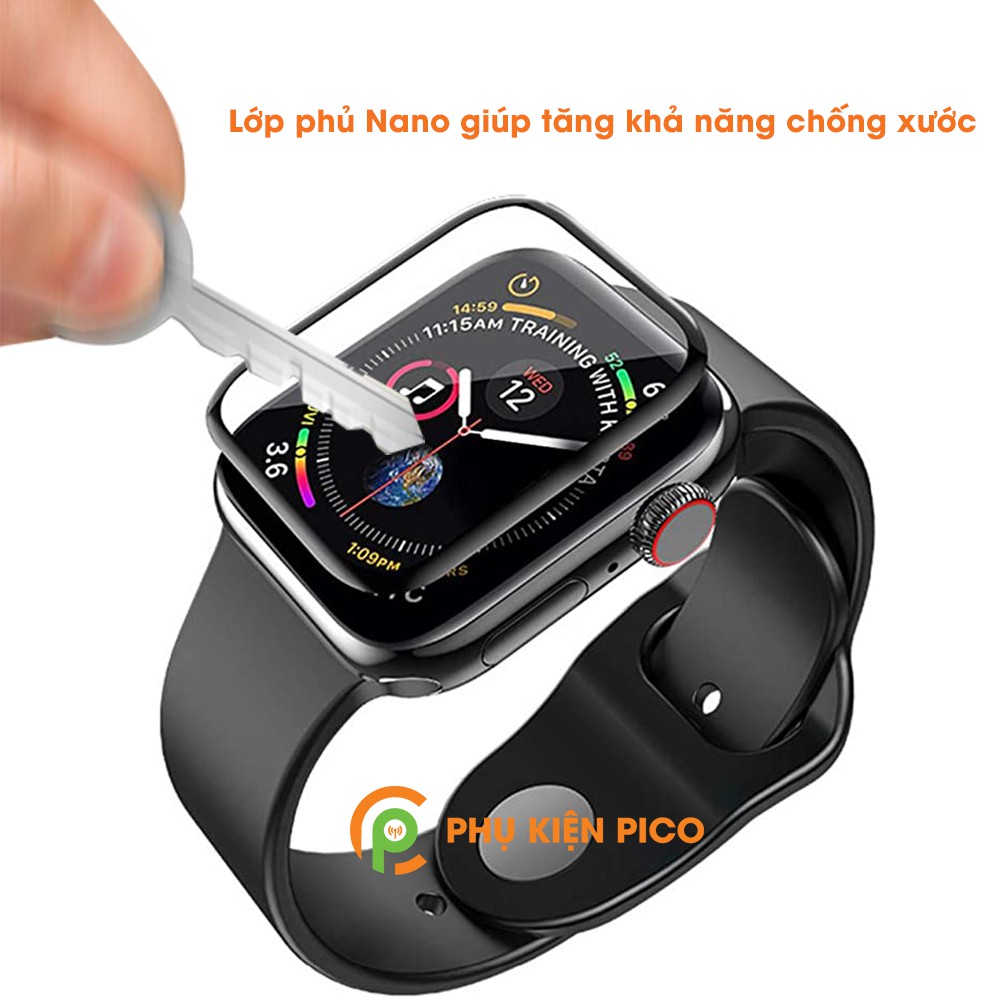 Cường lực Apple Watch Series 1/2/3/4/5 38mm 42mm 40mm 44mm full màn hình đồng hồ