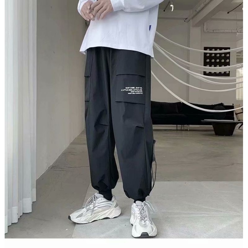 Quần jogger nam túi hộp unisex