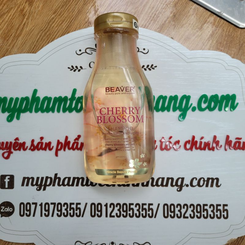 LẺ DẦU GỘI HOẶC XẢ BEAVER NGĂN DẦU SIÊU DƯỠNG CHERY BLOSSOM 350ML