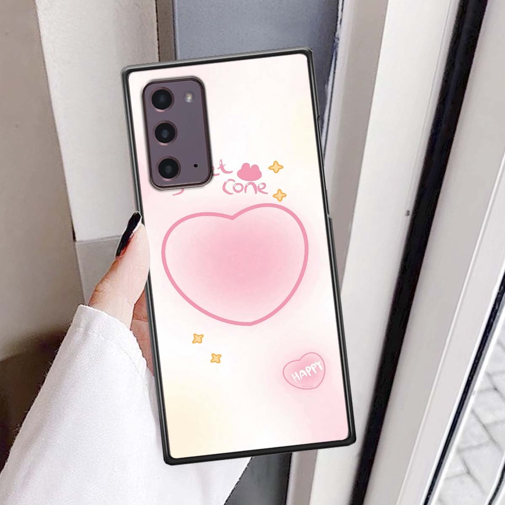 Ốp Samsung Note 20 in hình trái tim, caro kẹo ngọt đầy cá tính siêu đẹp siêu chất