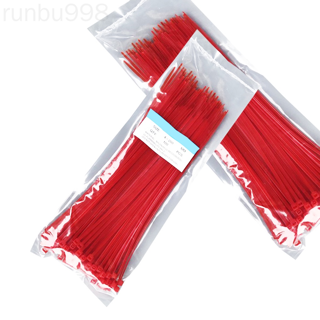 Bộ 100 Dây Rút Nhựa Tự Khóa Runbu998