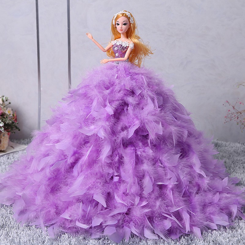 Đầm cưới cô dâu xinh xắn cho búp bê Barbie