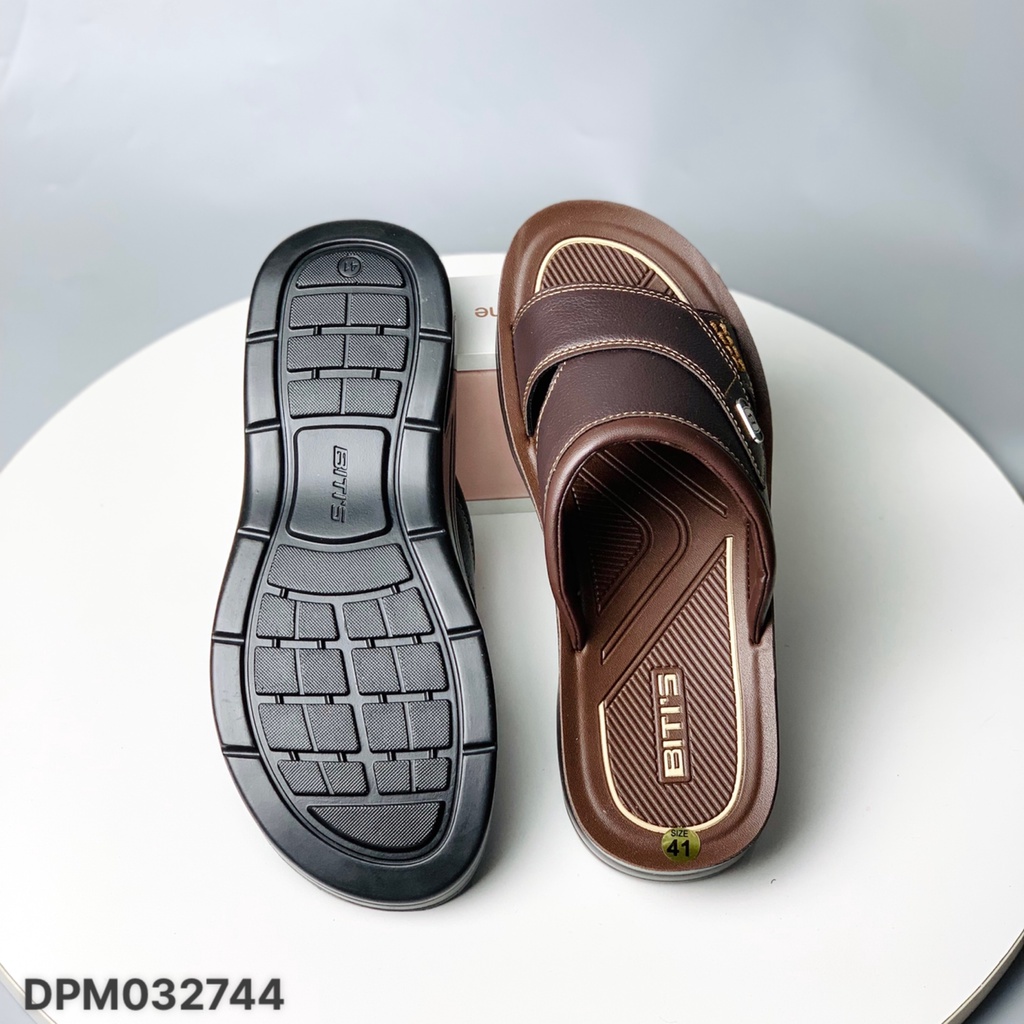 Dép lê nam trung niên ❤️FREESHIP❤️ Dép lê trung niên bản ngang đế đúc liền khối bền DPM032744