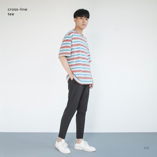 Áo Phông Đôi LOOK CROSS-LINE TEE