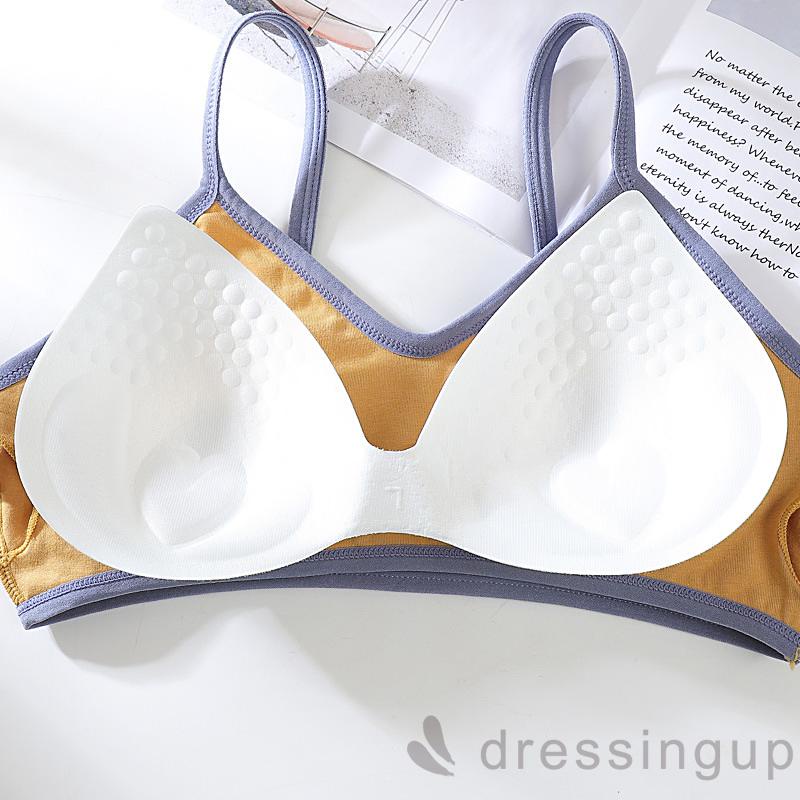 Áo ngực thể thao hai dây không đường may có đệm lót tháo rời được cho nữ