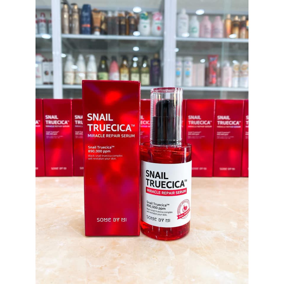 Tinh Chất Some By Mi Snail Truecica Miracle Repair Serum Dưỡng Phục Hồi, Cải Thiện Vết Thâm, Sẹo, Làm Dịu Da  50ml