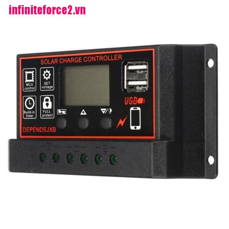 Tấm Sạc Năng Lượng Mặt Trời 10a-60a Mppt 12v / 24v Chất Lượng Cao