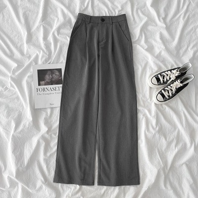 Quần vải nữ suông túi chéo ulzzang T075