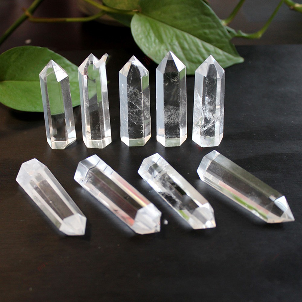 Trụ Đá Thanh Tẩy White Crystal Size 5-6 Cm Chơi Tarot