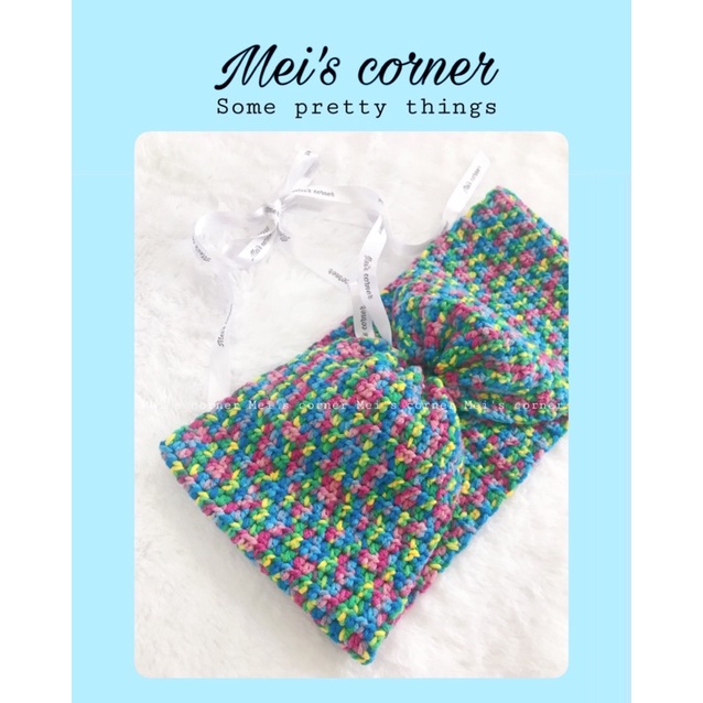 ÁO ỐNG CROPTOP LEN MÓC CỘT DÂY GỢI CẢM THỜI TRANG VER 2 MÀU LOANG