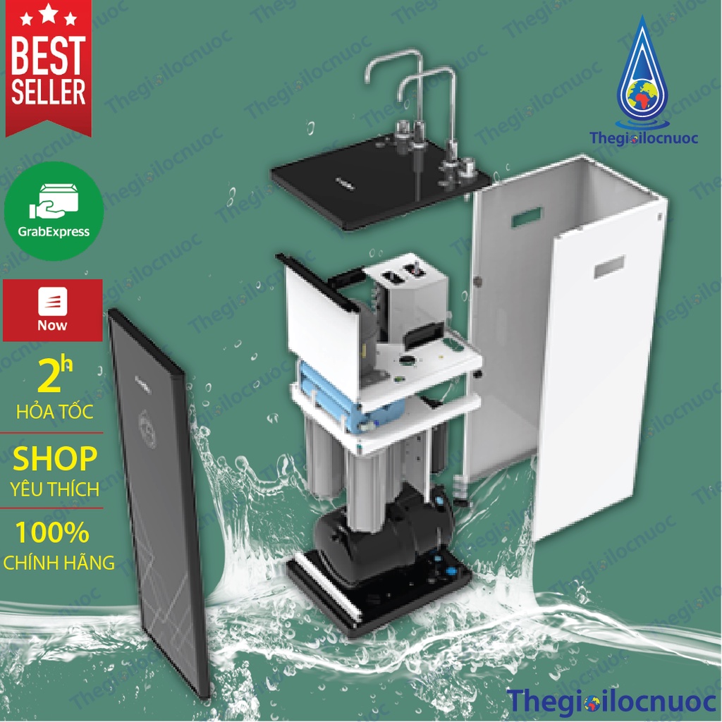 Máy lọc nước Karofi 10 cấp lọc Nóng Nguội KAH-D10