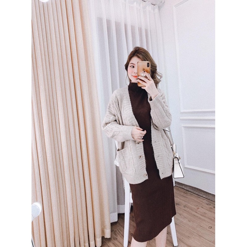 BÁN SỈ ÁO LEN CADIGAN THỪNG QC CHO NỮ | BigBuy360 - bigbuy360.vn