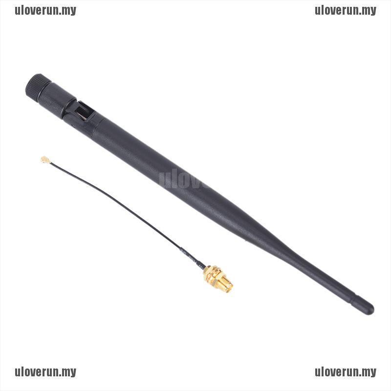 Ăng Ten Wifi 6dbi 2.4ghz 5ghz Rp-sma + 1x 12cm U.fl Ipex | BigBuy360 - bigbuy360.vn