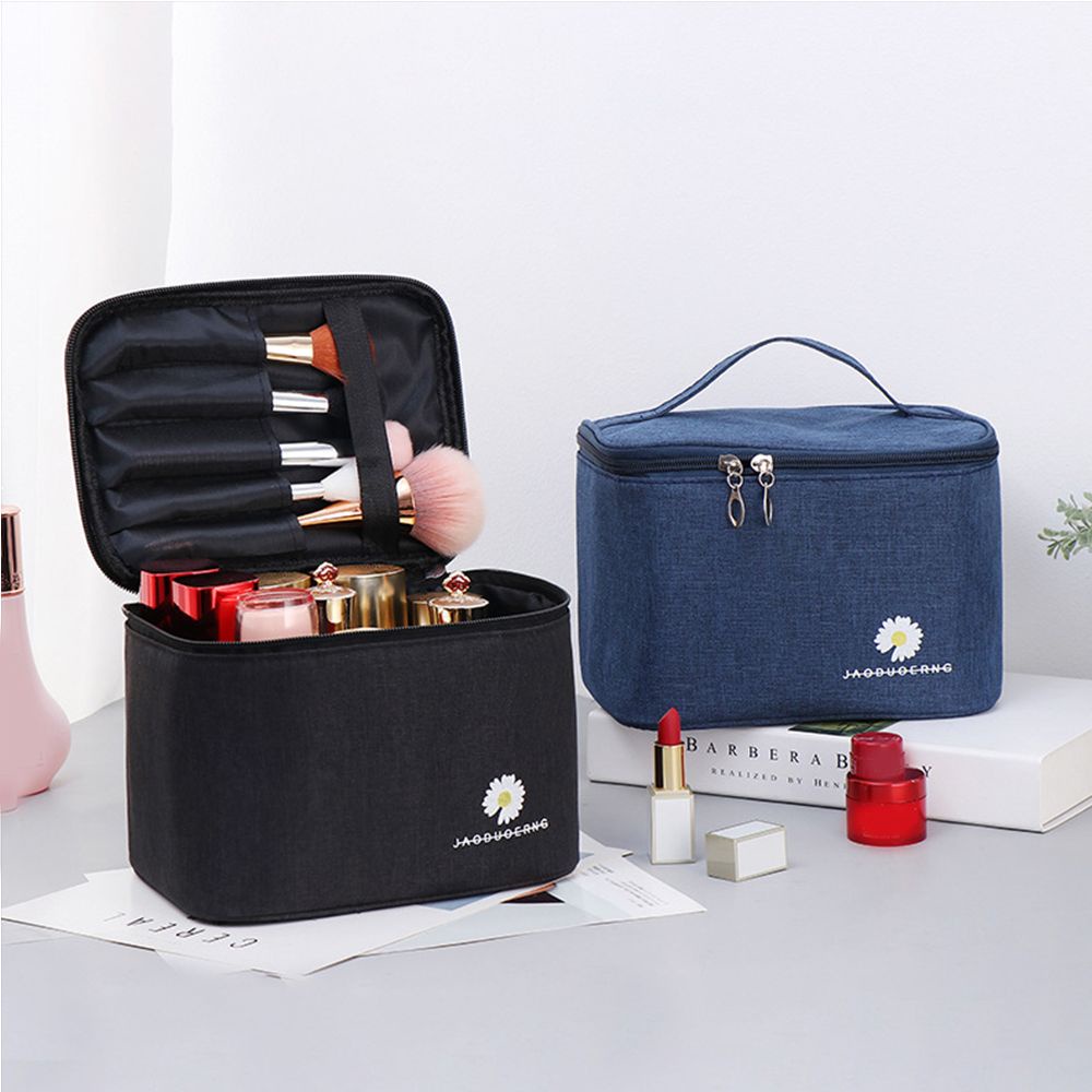 Túi đựng đồ trang điểm nhiều màu sắc có khóa kéo chống thấm nước tiện dụng