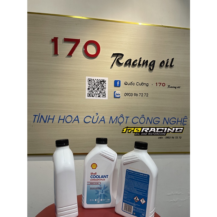 (HCM) Nước Làm Mát SHELL COOLANT LONGLIFE PLUS READY TO USE Dung Tích 1000 ML