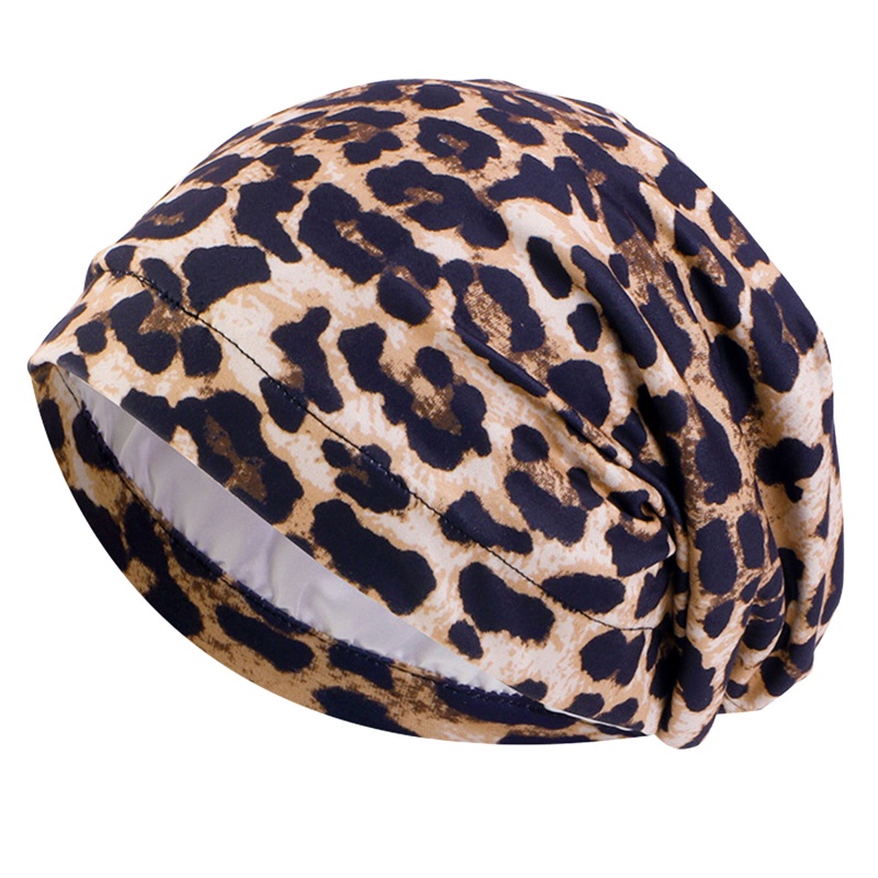 Khăn Choàng Đầu Hai Lớp Mềm Mại Thắt Nút Hoa Châu Phi Màu Đen Phong Cách Bohemia Hợp Thời Trang Cho Nữ