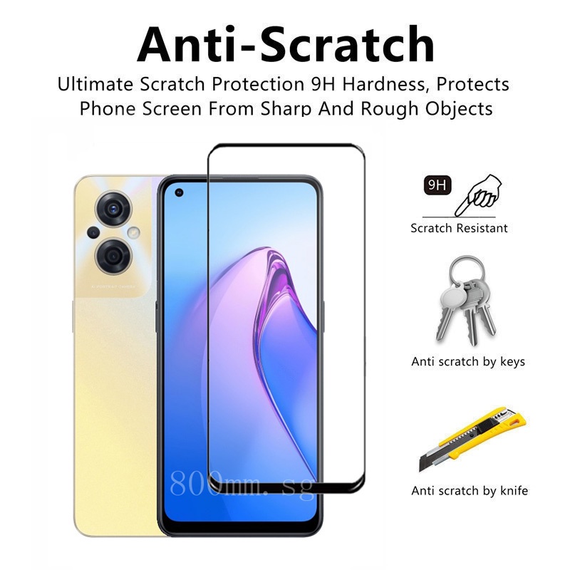 OPPO Kính Cường Lực Bảo Vệ Toàn Màn Hình Cho Reno 8T 9 8Z 7 + 44G +