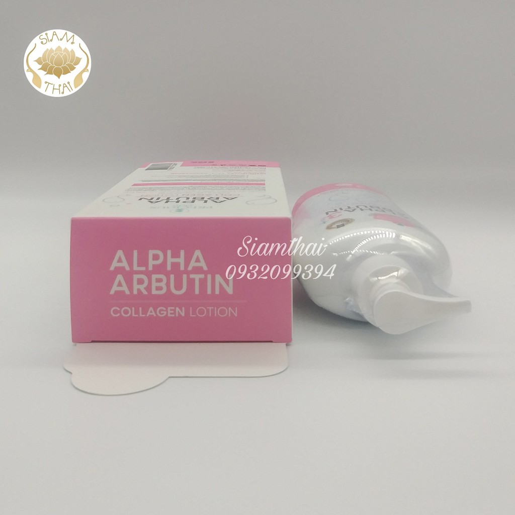 Sữa dưỡng trắng da Alpha Arbutin Collagen Collagen Lotion 3+ Plus 500ml | BigBuy360 - bigbuy360.vn