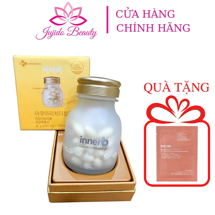 Viên Uống Cấp Nước Aqua Rich Hàn Quốc Giúp Bổ Sung Collagen, Giữ Ẩm, Cấp Nước Cho Da Sáng Mịn, Hồng Hào