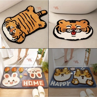 Thảm chùi chân hình con vật dễ thương