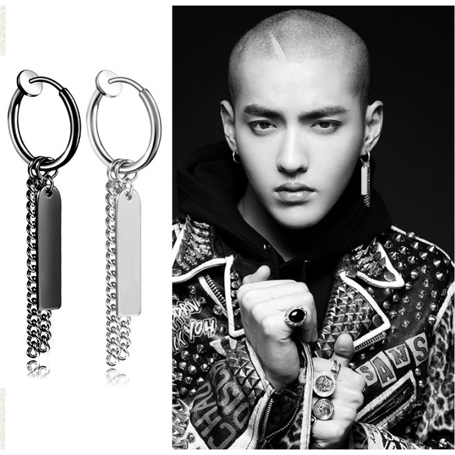 Khuyên kẹp tai titan thép song xích và thẻ thanh dẹt LML12