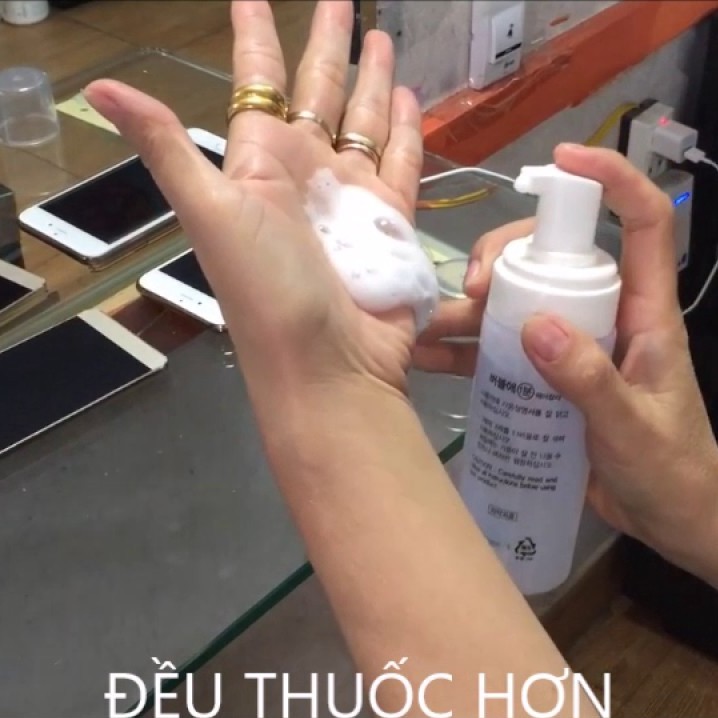 Bình dập tạo bọt cho thuốc uốn tóc Salon