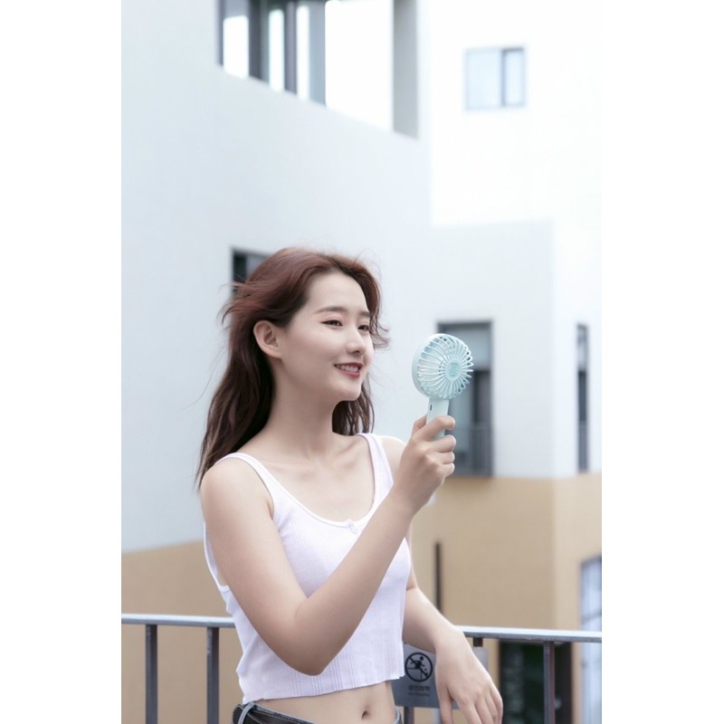 ☘️LIÊN TỤC 14 TIẾNG☘️ Quạt sạc cầm tay Yoobao F3S 3.000 mah tặng dây đeo - quạt mini để bàn sạc tích điện 3 chế độ gió