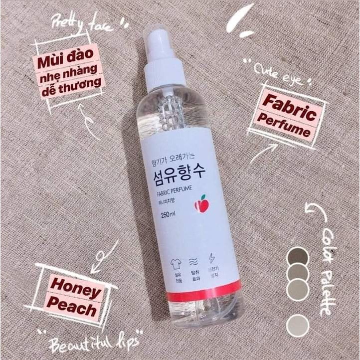 Xịt Thơm Quần Áo Fabric Perfume Hàn Quốc 250ml