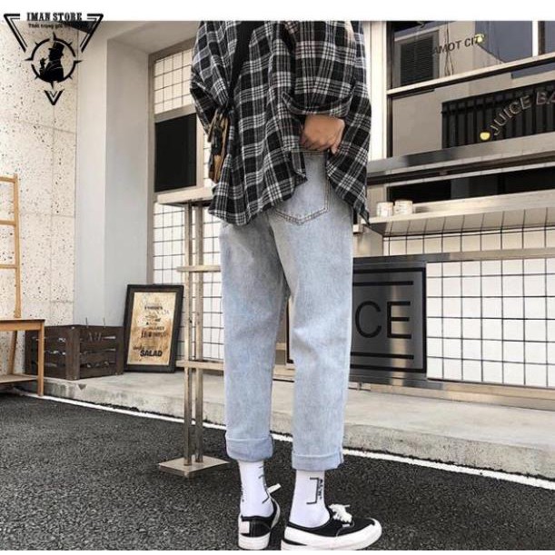 Quần Jeans Baggy Dáng Ống Rộng 2022