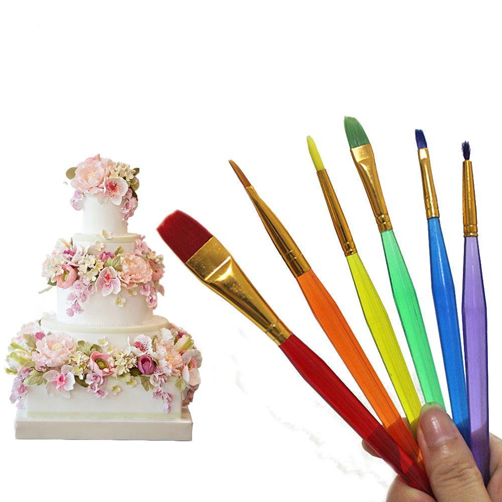 PATRICIA Set 6 Cọ Vẽ Trang Trí Bánh Chuyên Dụng