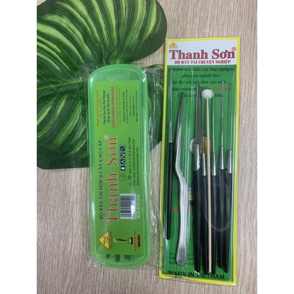 (Chính Hãng) Bộ Ráy Tai THANH SƠN 8 Món Bền, Đẹp, Chuyên Nghiệp Thích Hợp Cho Cả Gia Đình Và Salon