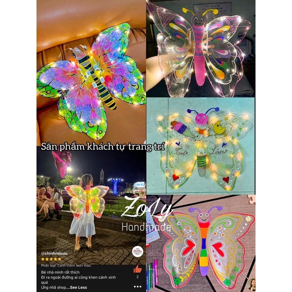 Đồ chơi Trung Thu, quà sinh nhật, quà 1/6 cho bé gái - Cánh thiên thần phát sáng