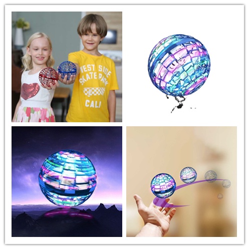 Thiết Bị Điều Khiển 360 Độ Qipin Chuyên Dụng° Đồ Chơi Quả Bóng Ufo Ma Thuật Phát Sáng Công Nghệ Cao Vui Nhộn Cho Bé