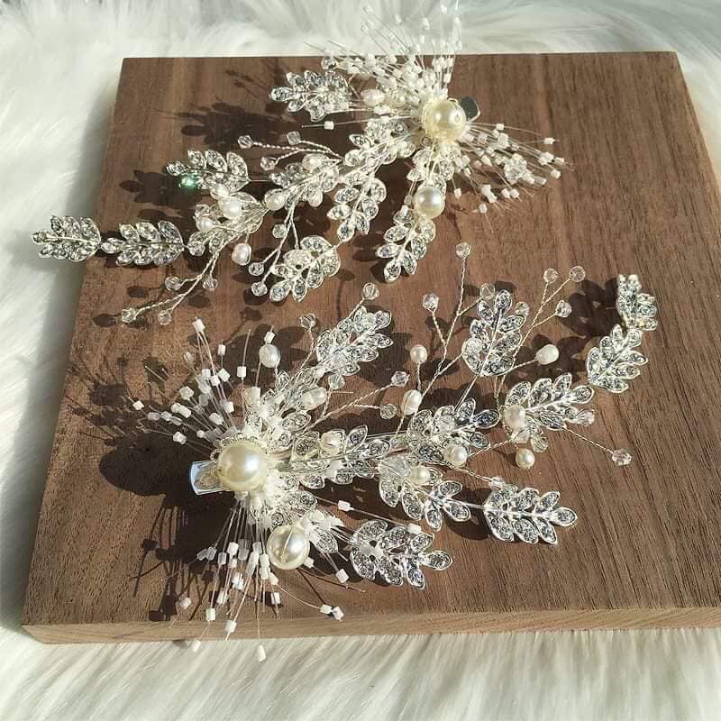 Cài lá đá tua siêu xinh, giá chỉ 90k