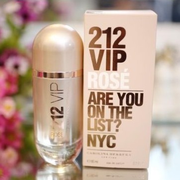 [ mini ] Nước hoa Nữ 212 Vip rose are you on the list NYC EDP (5ml) Authentic