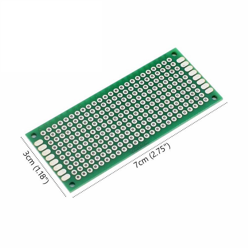 Bảng mạch PCB xanh đục lỗ