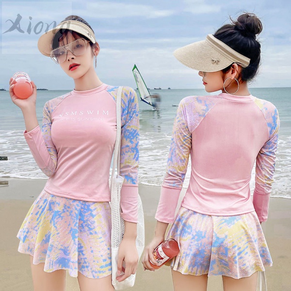 Bộ Đồ Bơi Hai Mảnh Phong Cách Hàn Quốc Cho Nữ | BigBuy360 - bigbuy360.vn