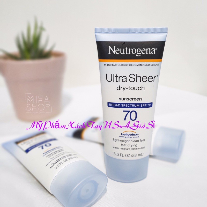 [HàngMỹ]Kem chống nắng Neutrogena Ultra Sheer Dry Touch SPF 70+