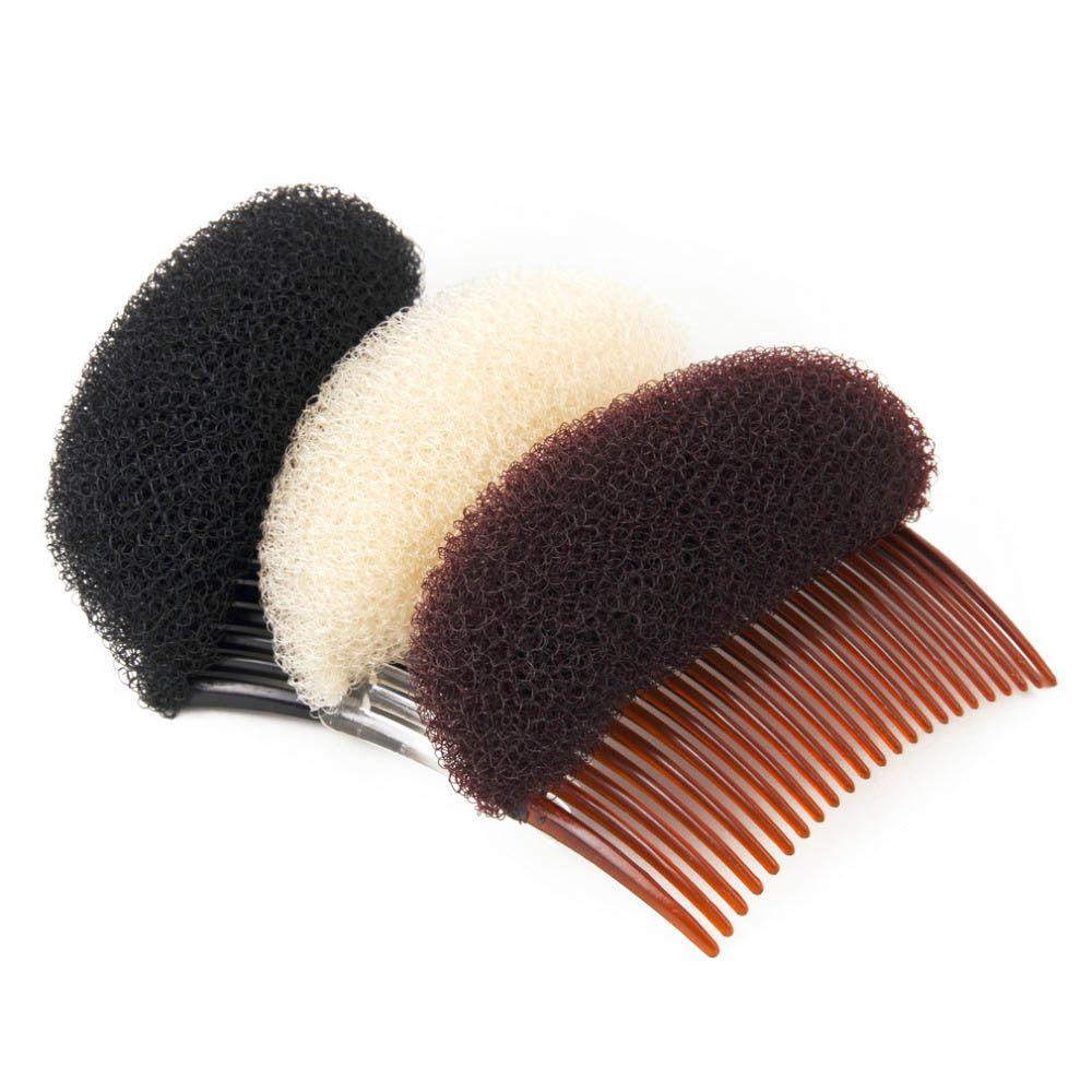 ROSE Portable Hair Accessories Women Fashion Hair Styling Hair Braid Tool Fluffy Sponge Clip Stick Modelling Hot Sale Bun Maker/Multicolor