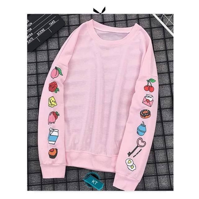[FREESHIP ĐƠN TỪ 50K] Áo thun hoa quả in tay KTH1019
