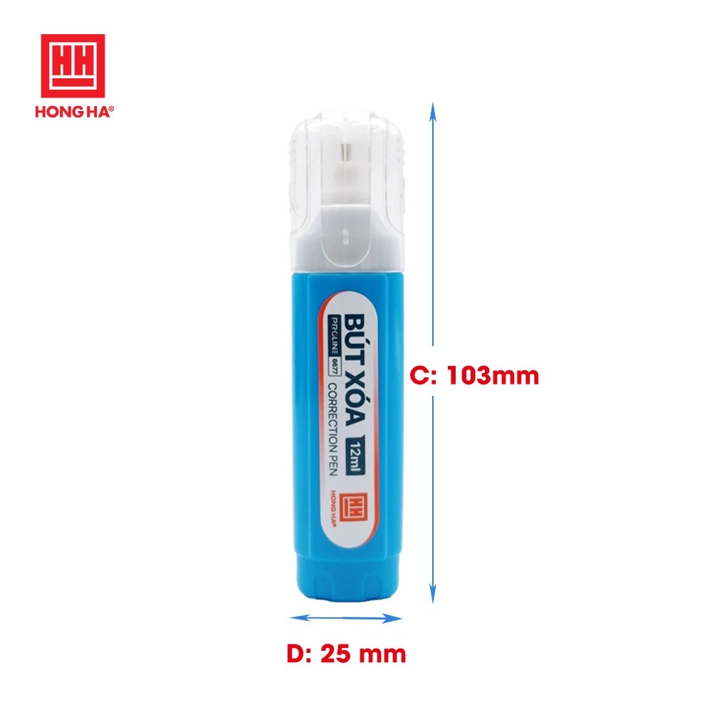 Bút xóa 12ml Hồng Hà CV-01- 6677 bút xóa giá rẻ cho học sinh ANKICO