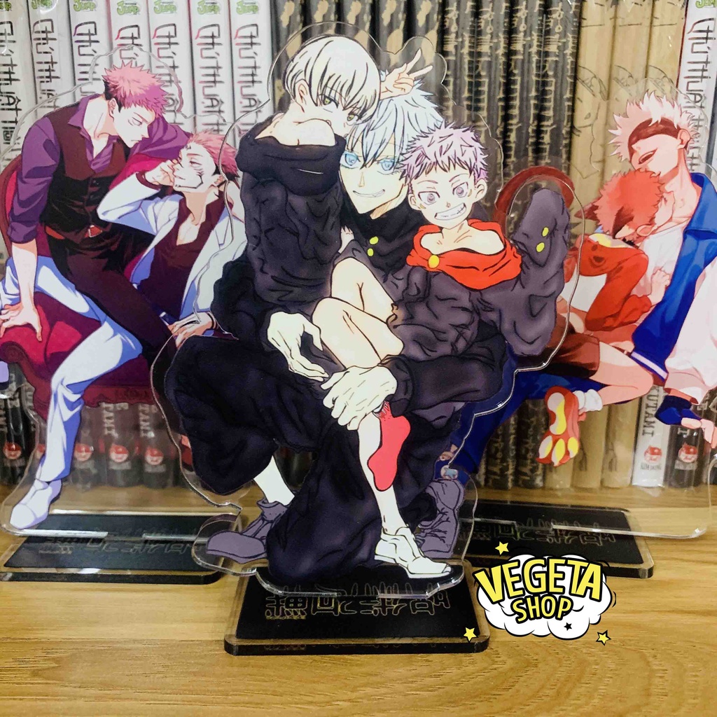 Mô Hình Tượng Standee Acrylic Mica 2 mặt Jujutsu Kaisen Chú thuật hồi chiến Itadori Sukuna Gojo Nanami Toge Yuta Megumi