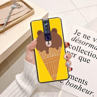 Ốp lưng Oppo F3 Lite Viền dẻo TPU hình Gấu Nâu Cute