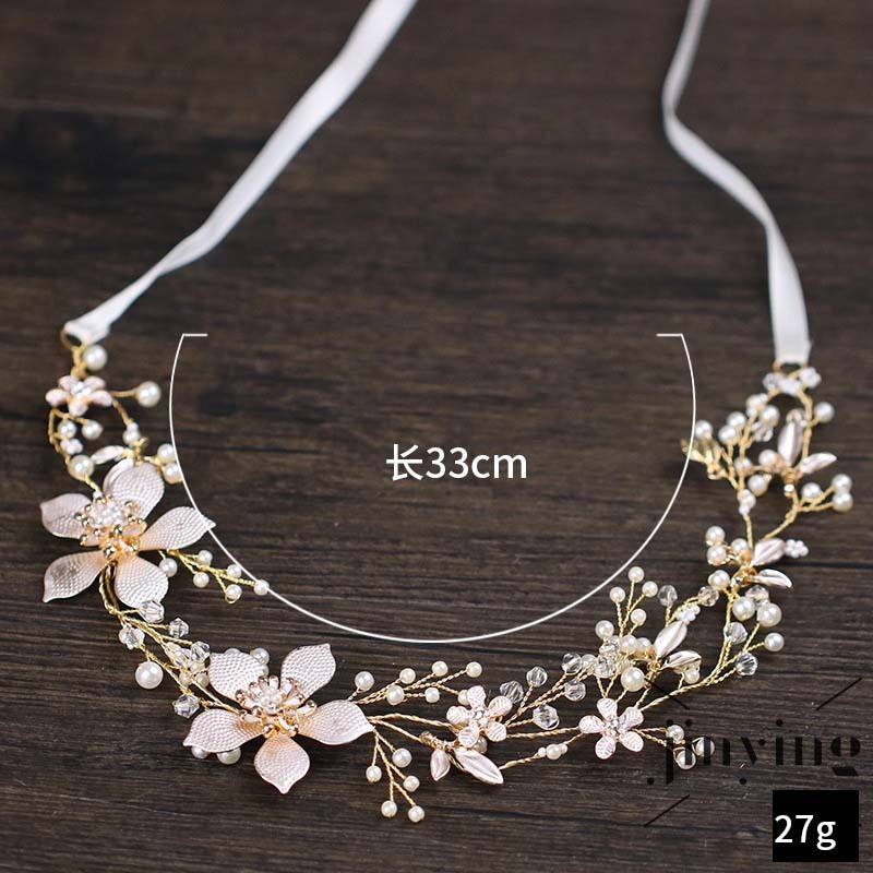 GETNOIVAS Cài tóc hình bông hoa đính đá và ngọc trai giả thanh lịch dành cho nữ