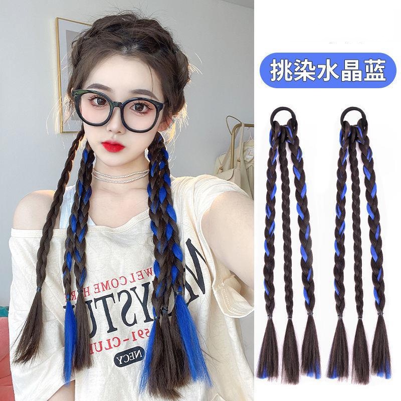 Tép Tóc Giả Kiểu Thắt Bím Thời Trang Cho Nữ