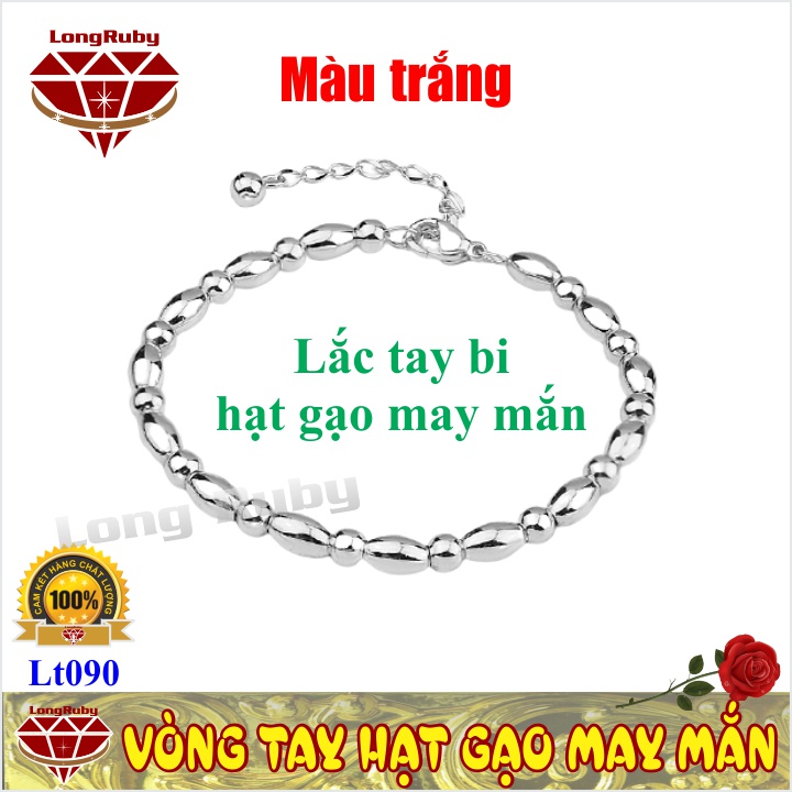 Vòng tay hạt gạo mạ vàng may mắn