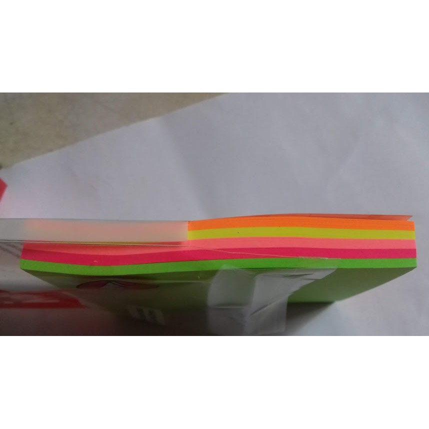 Giấy note 3*3 dạ quang nhiều màu