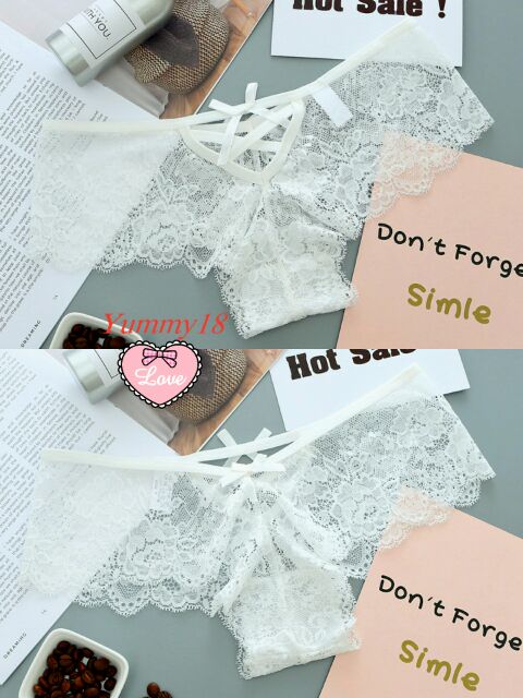 Quần chip ren sexy đan dây lưng 8032